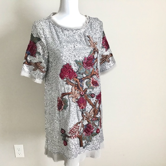 RARE ASO Alexis Rose in Schitt’s Creek Embroidered Sequin Dress NWT - Picture 11 of 16
